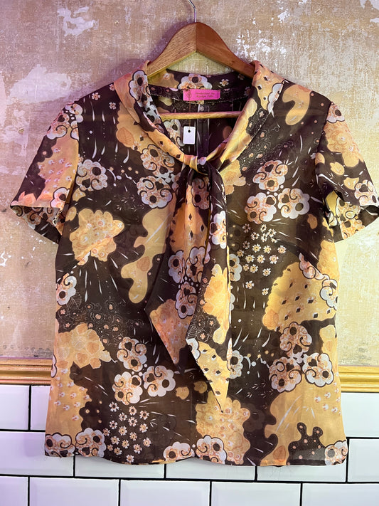 Chemisier vintage fait main