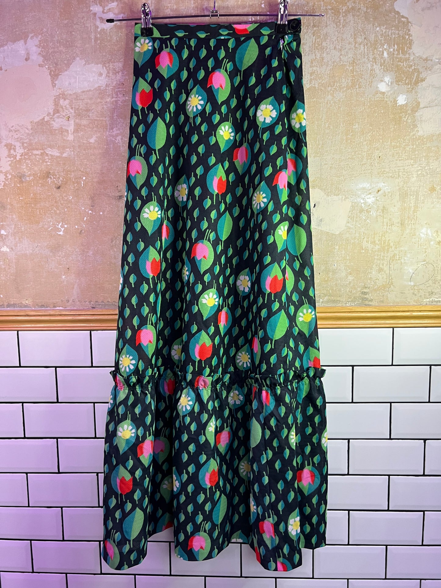 Jupe longue vintage 70s