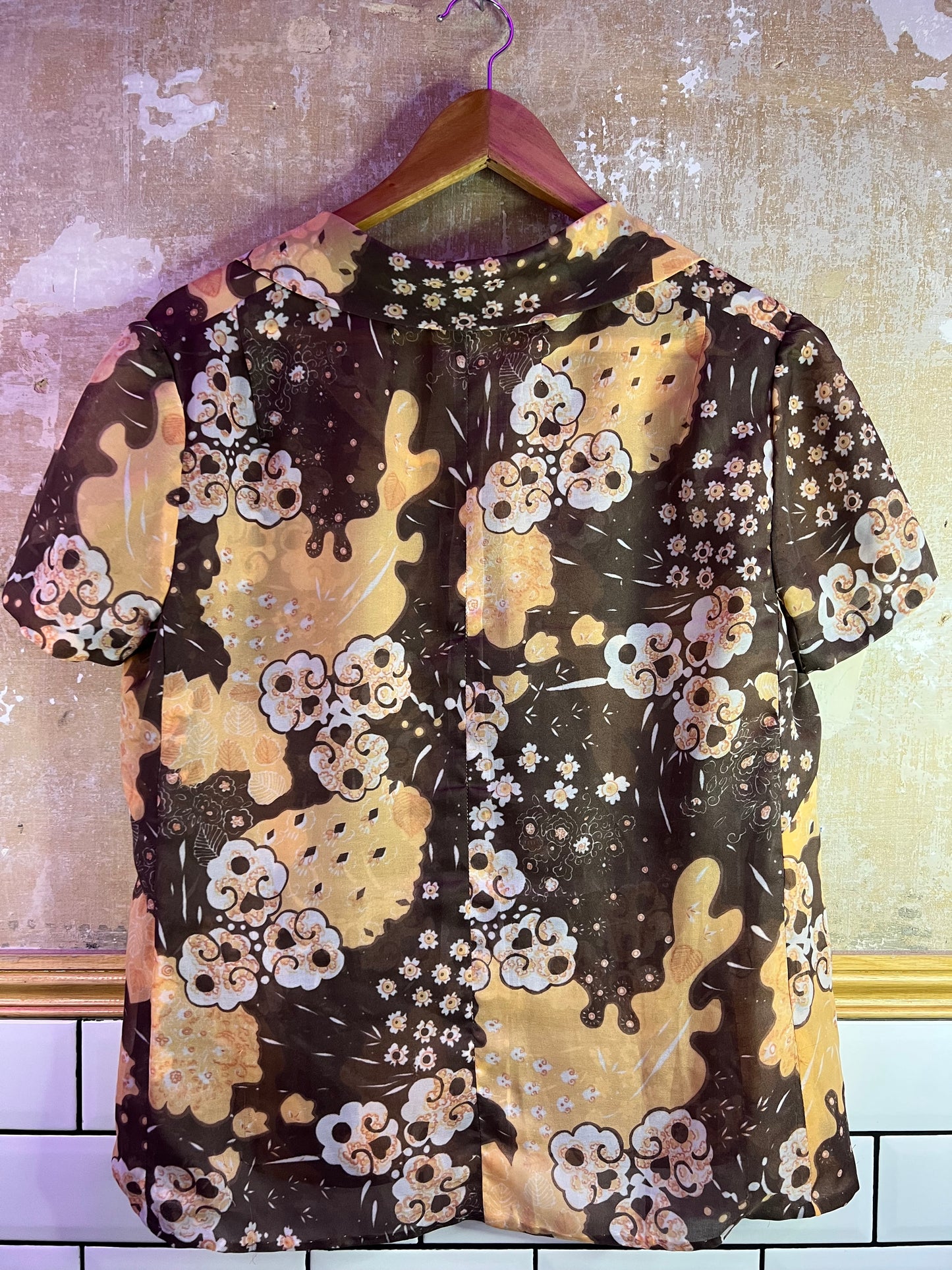 Chemisier vintage fait main