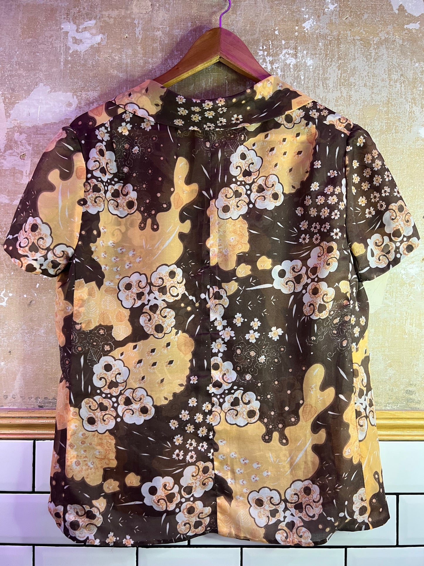 Chemisier vintage fait main