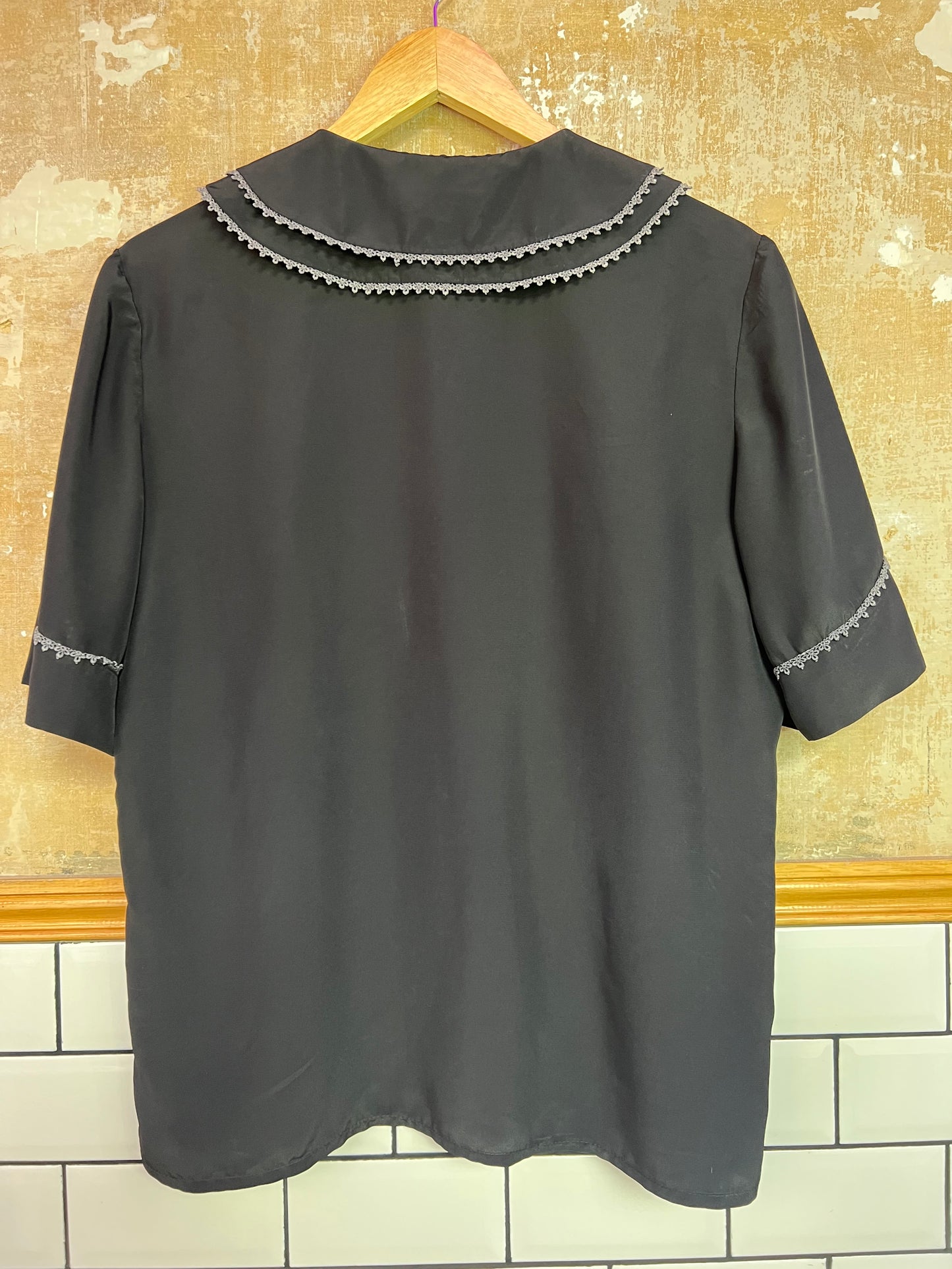 Chemisier vintage col fantaisie