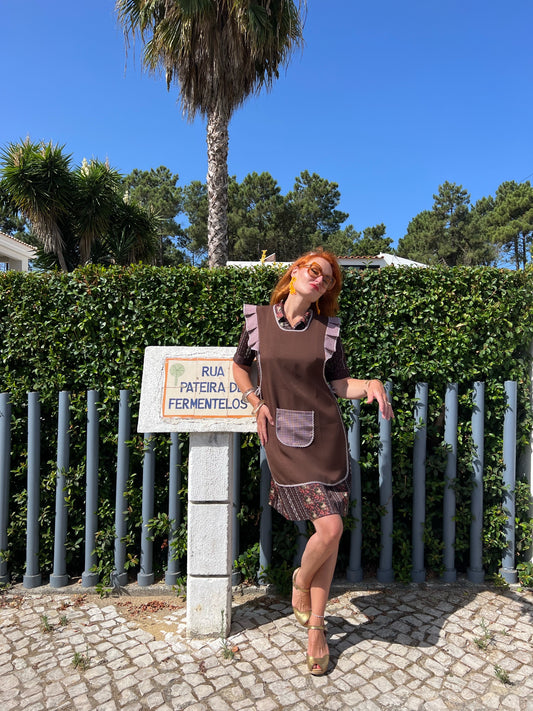 Tablier portugais marron