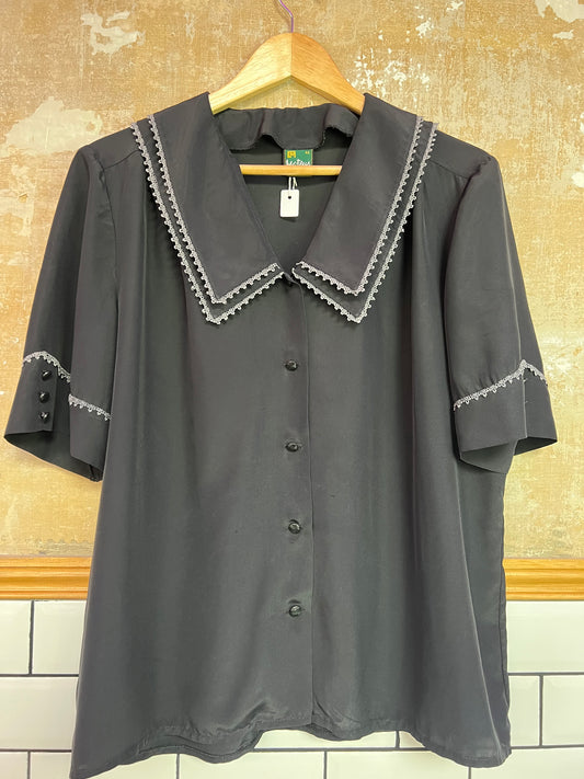 Chemisier vintage col fantaisie