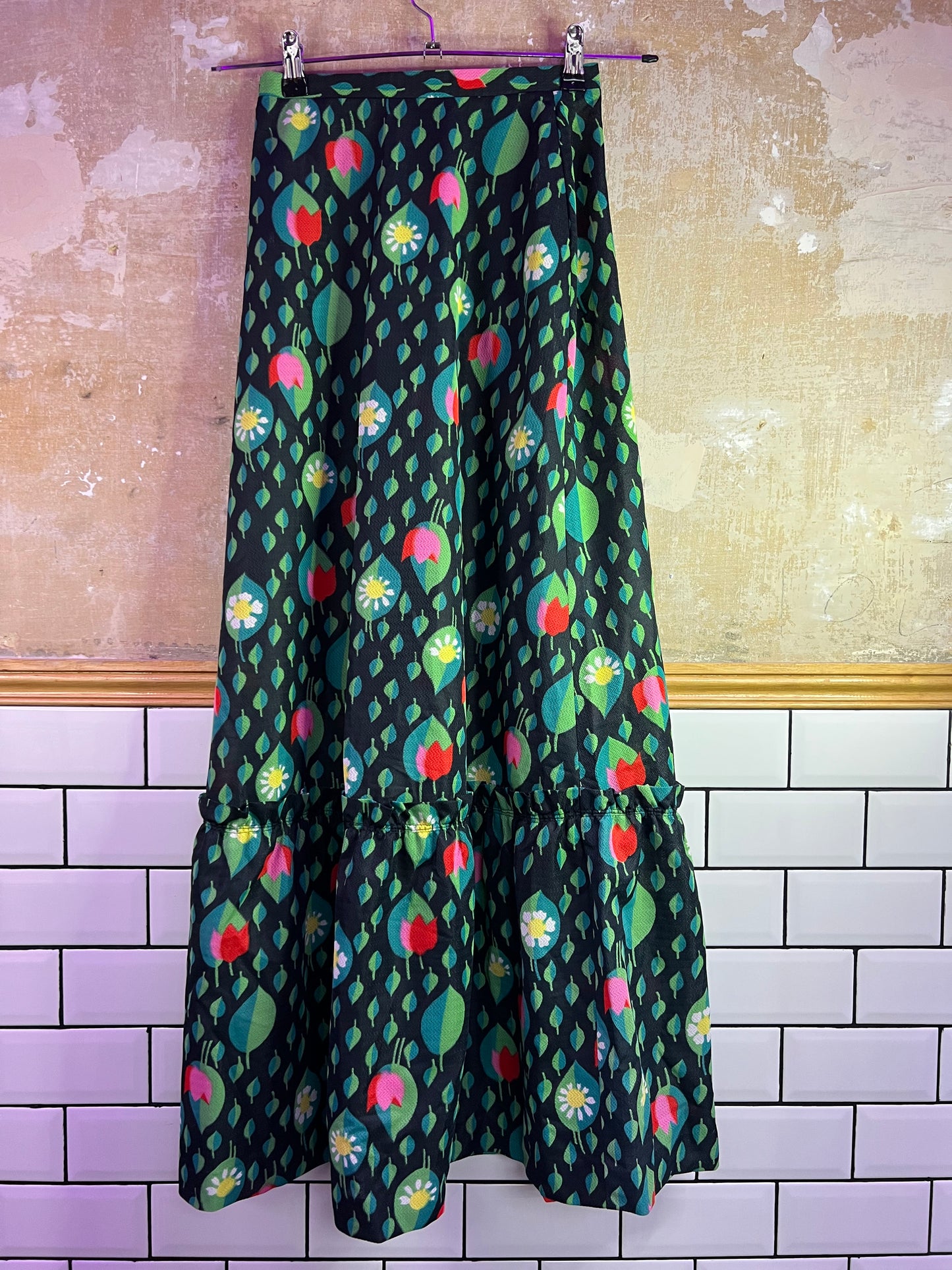 Jupe longue vintage 70s