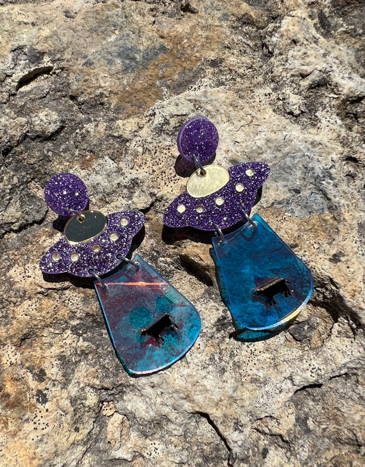 Boucles d’oreilles UFO