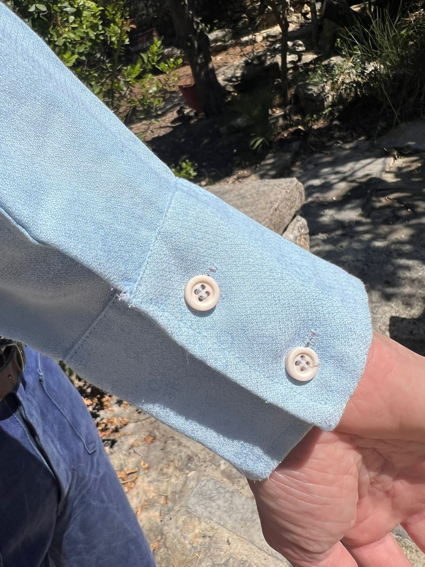 Chemise vintage col pelle à tarte 70'