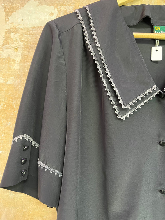 Chemisier vintage col fantaisie