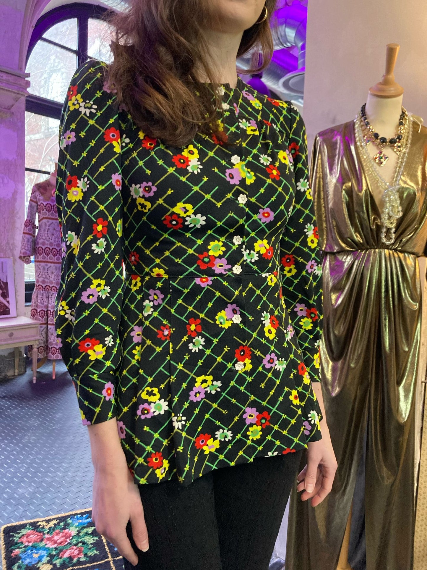 Chemisier/ veste vintage 70's