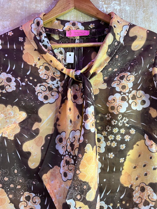 Chemisier vintage fait main