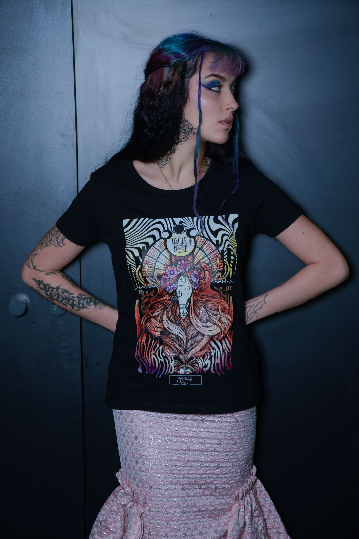 Roubaix Nostalgie T-shirt noir