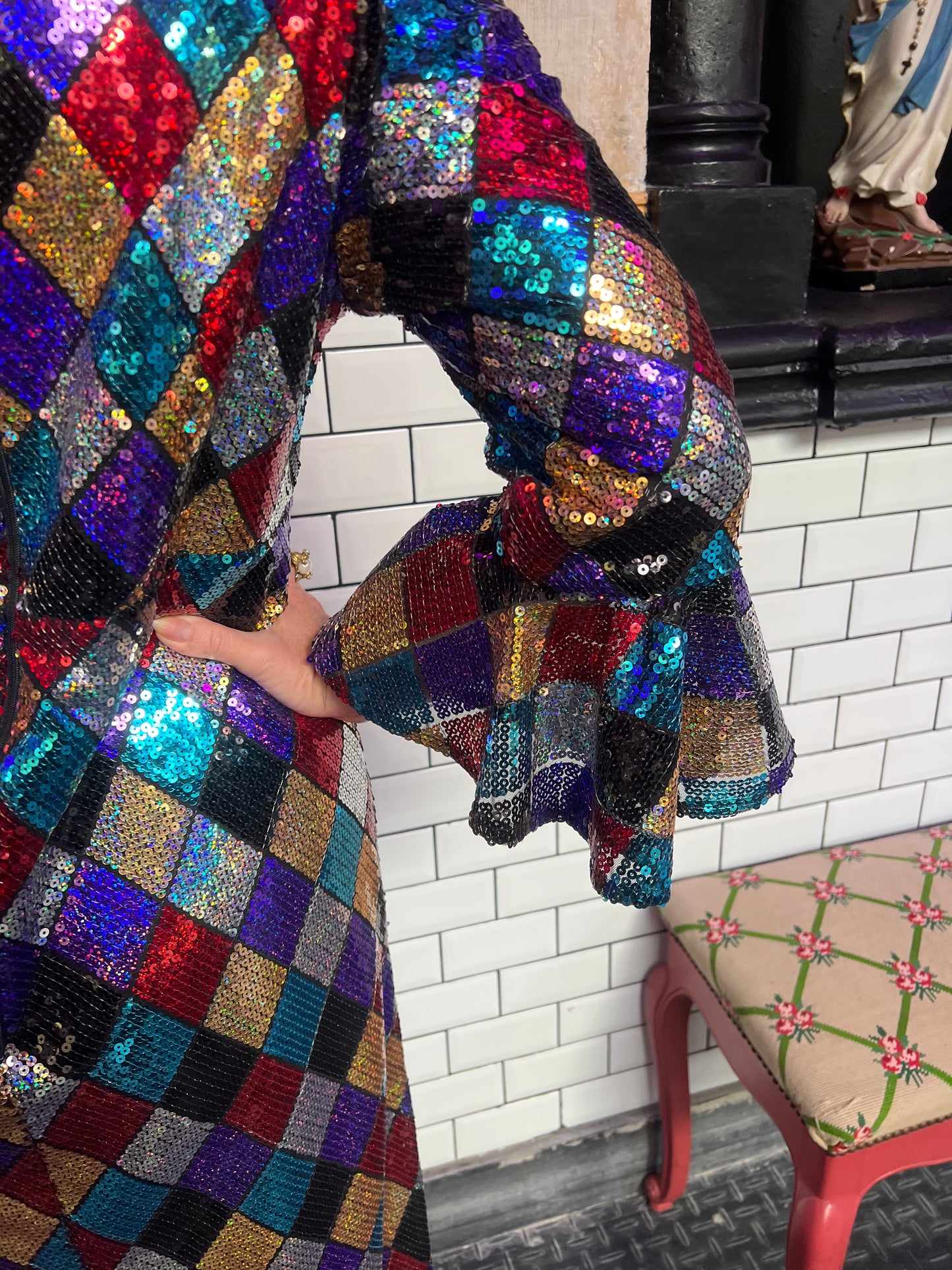 « Orlane » robe sequins.