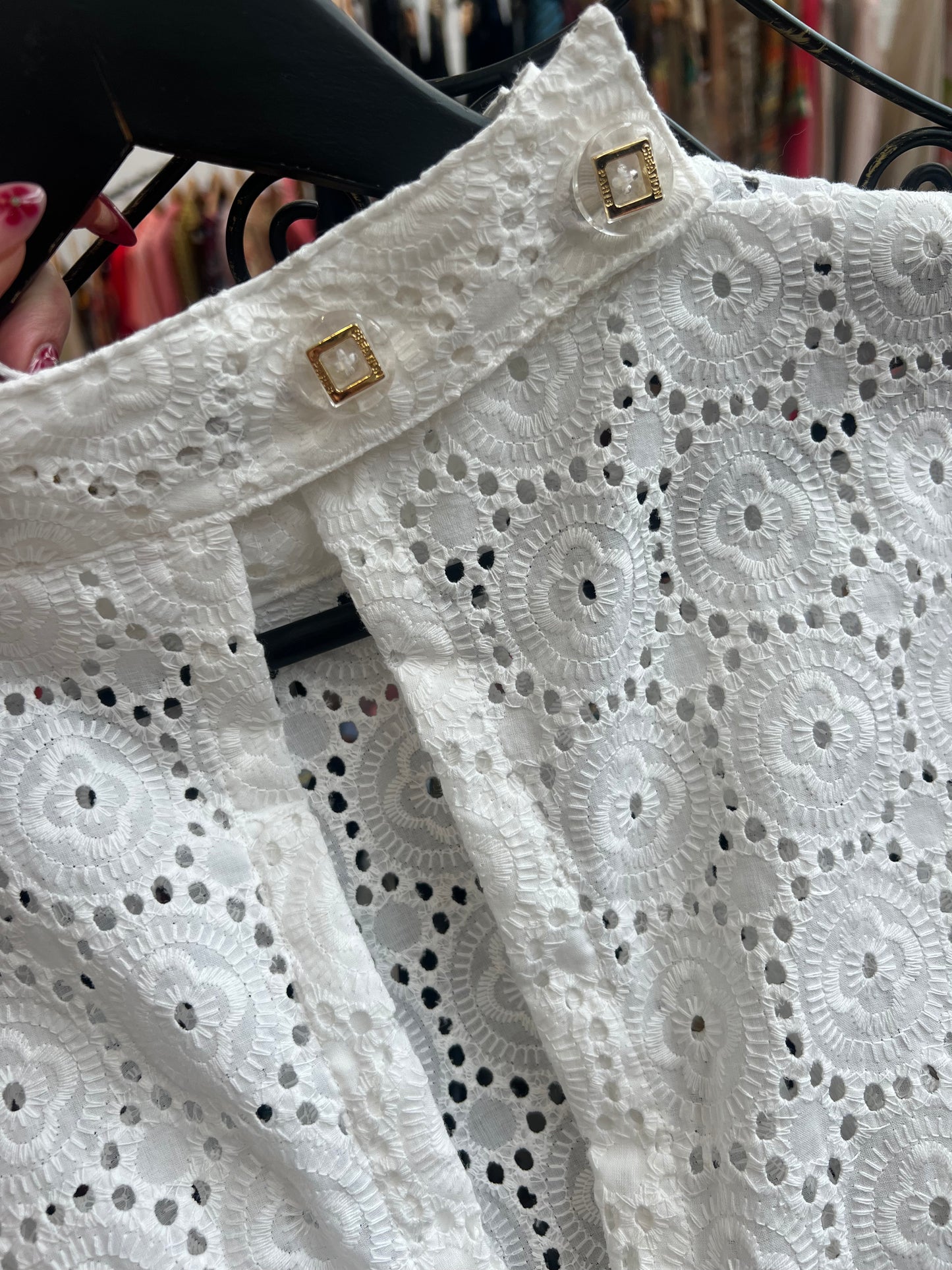 Blouse dentelle anglaise