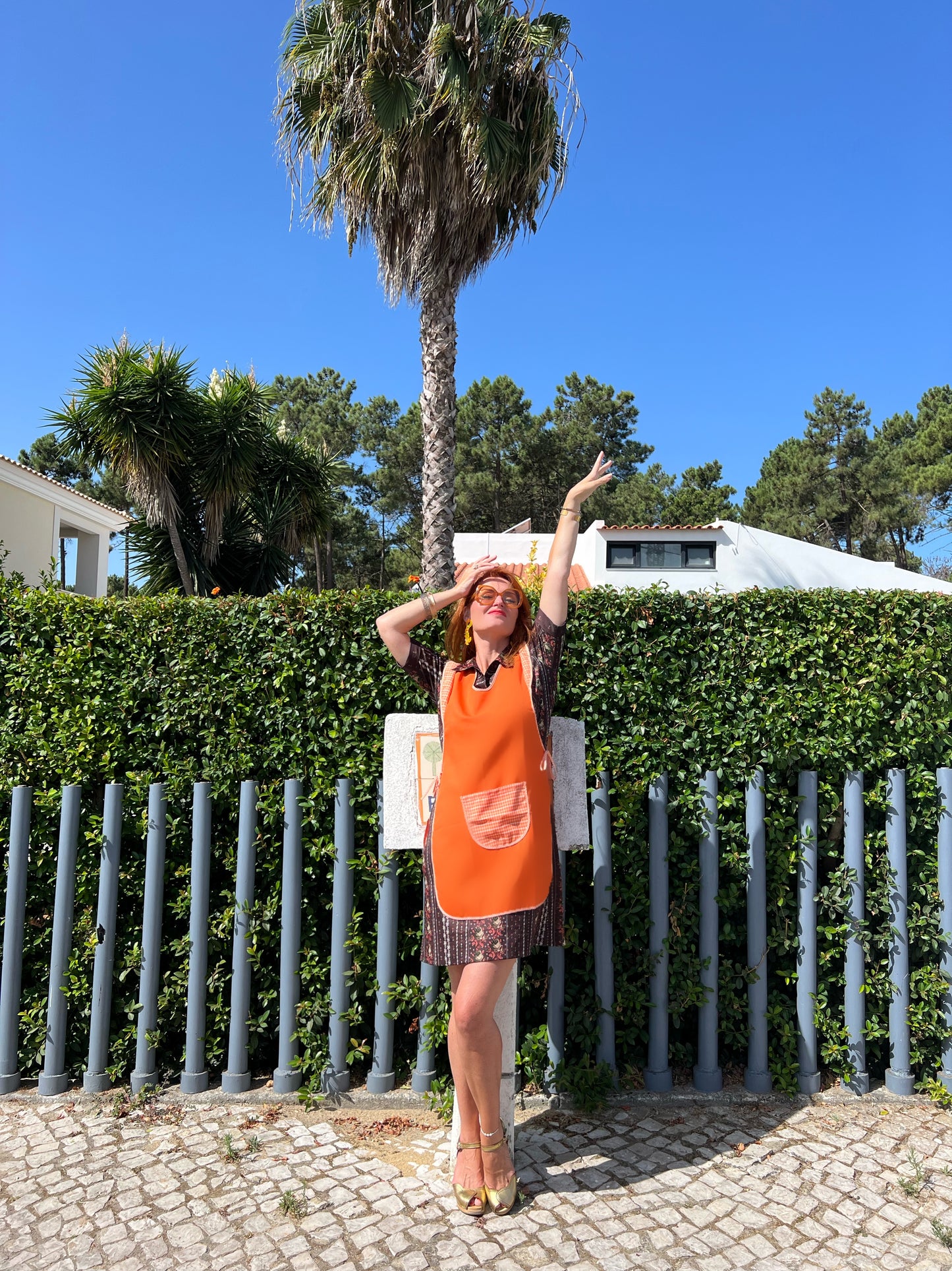 Tablier portugais orange