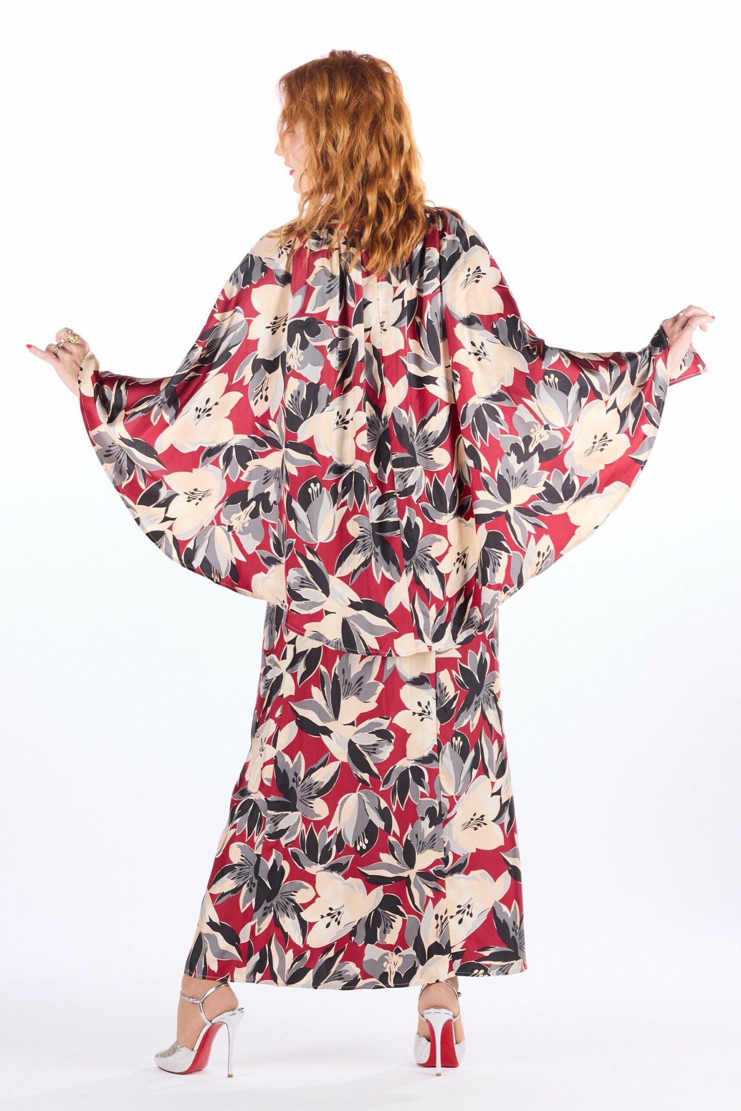 Alka robe-cape 100% soie