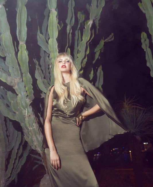 Alka robe-cape 100% soie