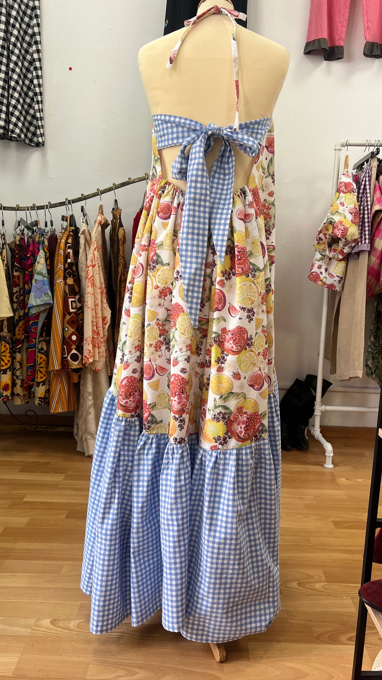 Robe longue Malo citron