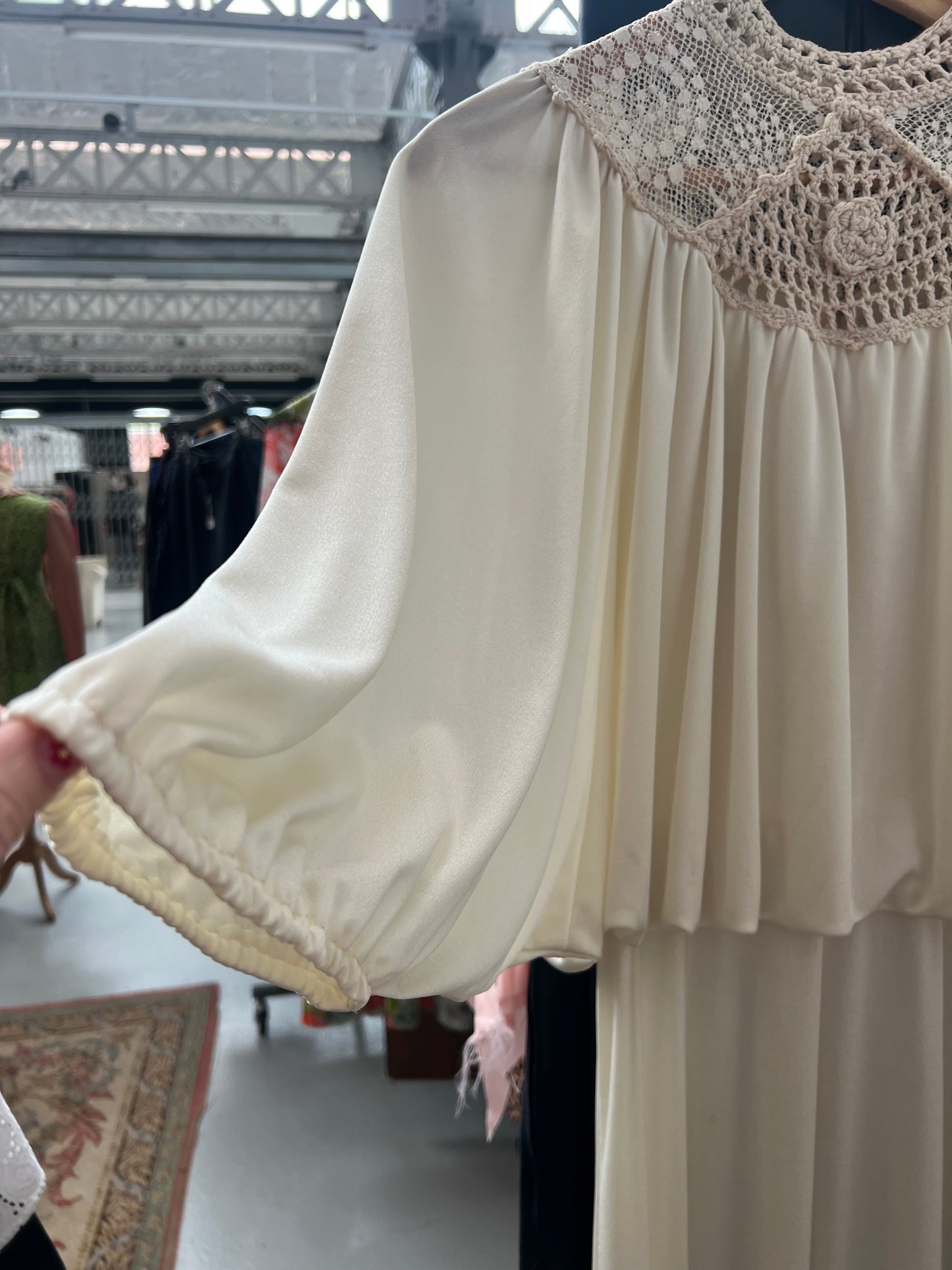 Goddess macramé dress