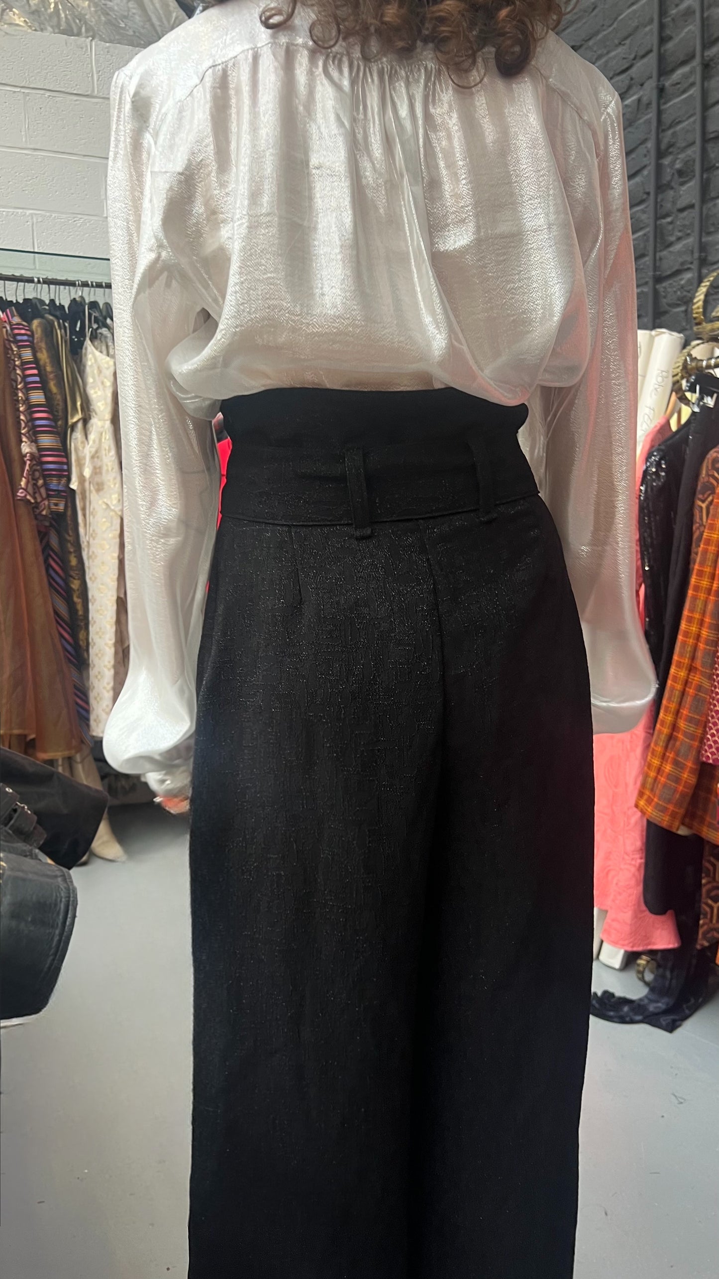 Sirius pantalon large taille haute