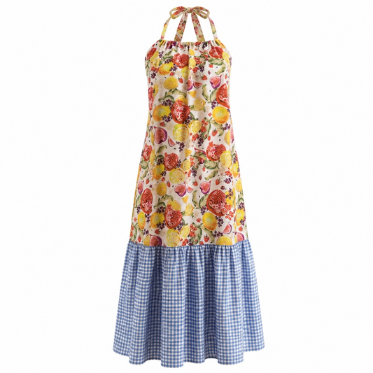 Robe longue Malo citron