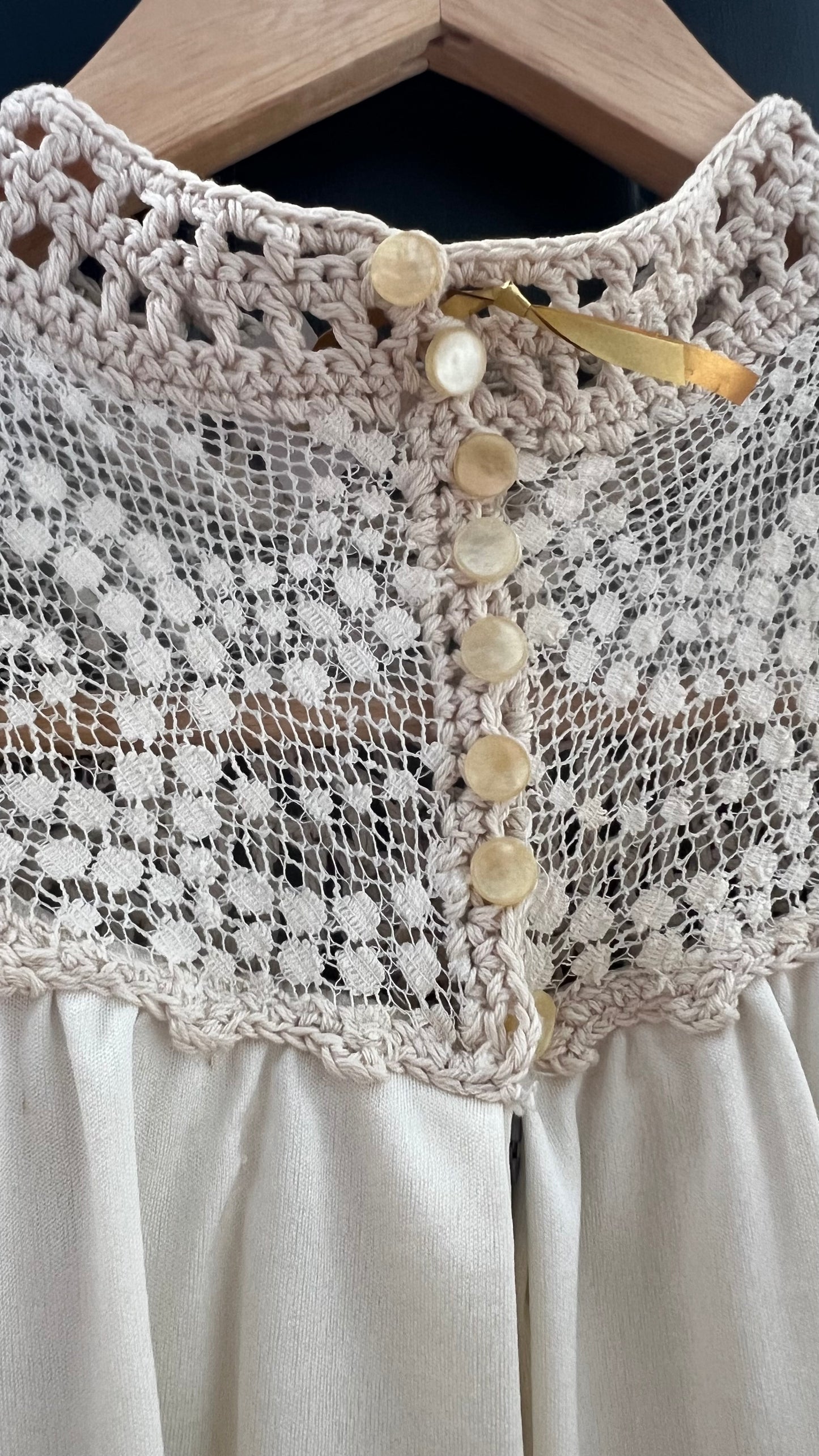 Goddess macramé dress