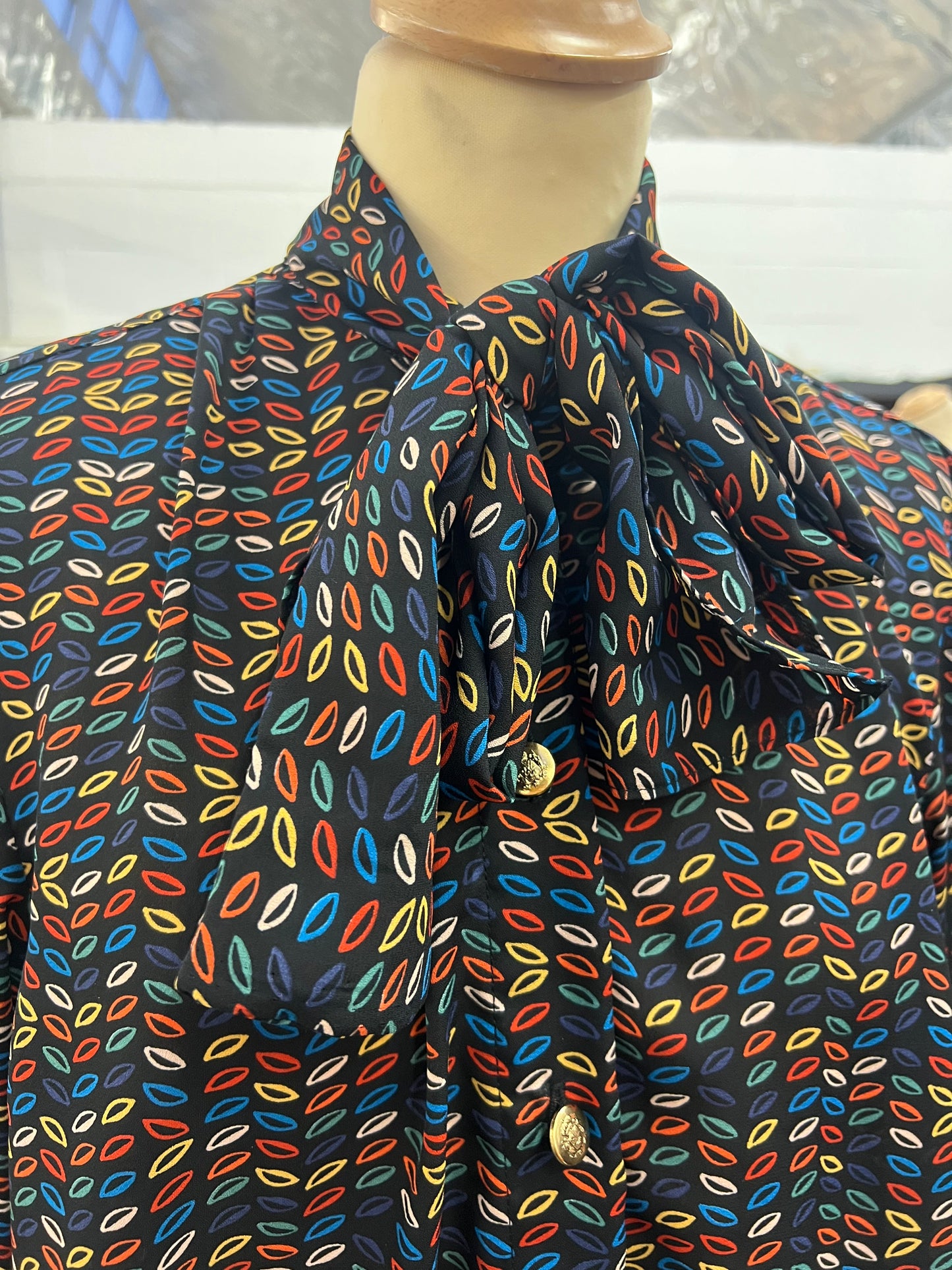 Multico lavallière blouse