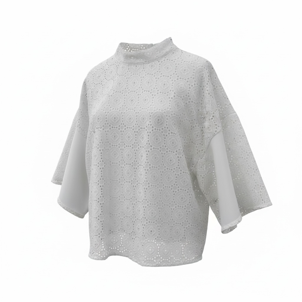Blouse dentelle anglaise