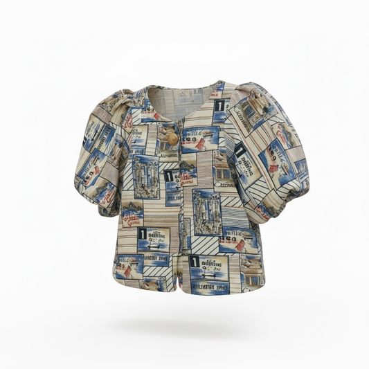 Veste manches ballon San Francisco