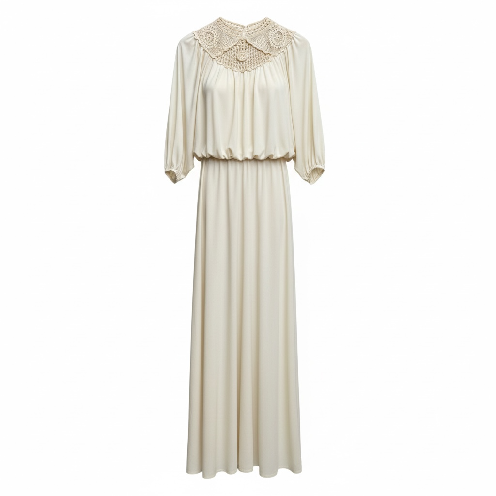 Goddess macramé dress
