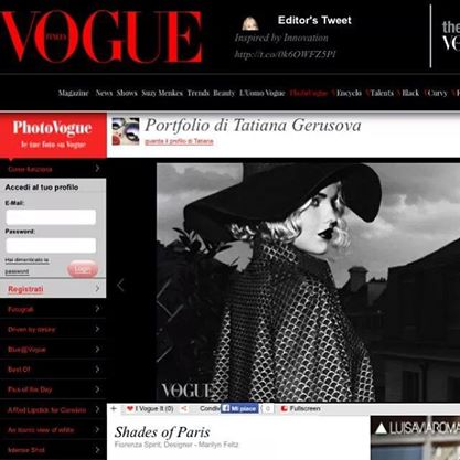 Vogue Italie - Marilyn Feltz