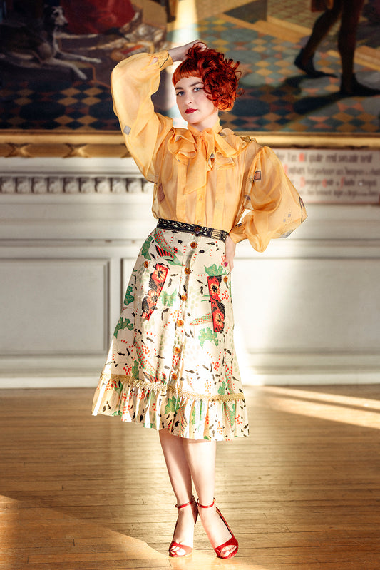 Palmyre Jupe midi