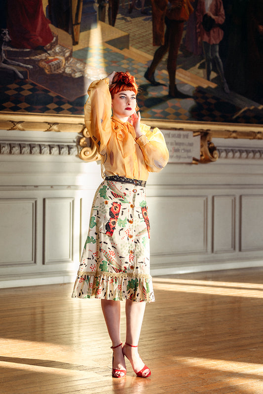 Palmyre Jupe midi